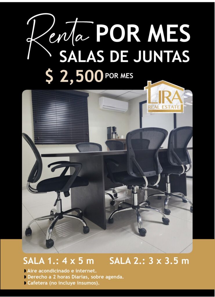 Sala de Juntas en Renta